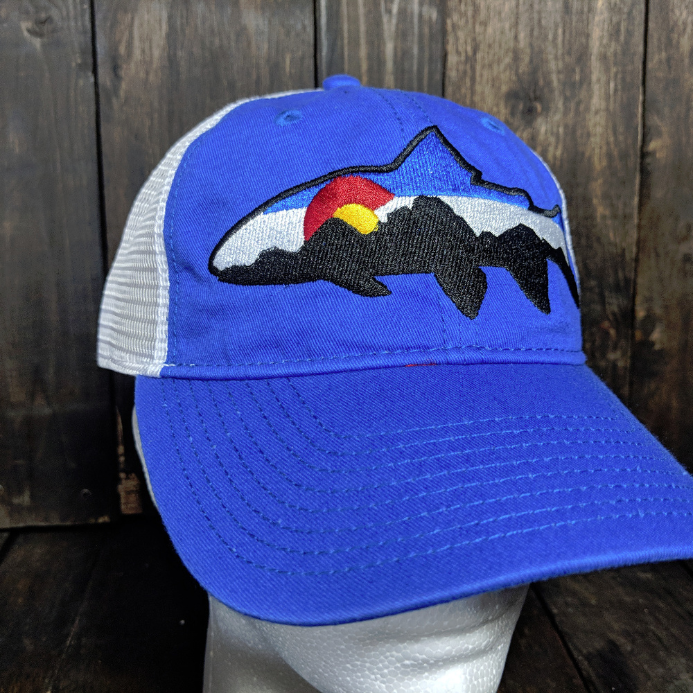 Patagonia Inspired Colorado Trout Fishing Trucker